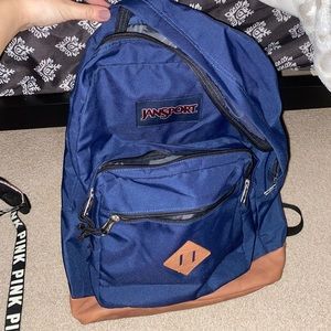 Navy Blue Jansport Backpack (Great Condition)